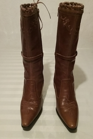 - WOMENS ROPER BROWN BOOTS STYLE 11131 SIZE 5 - Picture 1 of 13